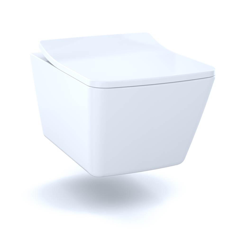 TOTO SP Wall-Hung Contemporary Square-Shape Dual Flush 1.28 and 0.9 GPF Toilet wi-shop