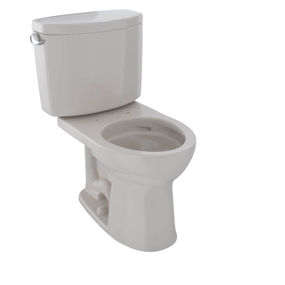 TOTO Drake® II Two-Piece Round 1.28 GPF Universal Height Toilet with CEFIONTECT, -shop