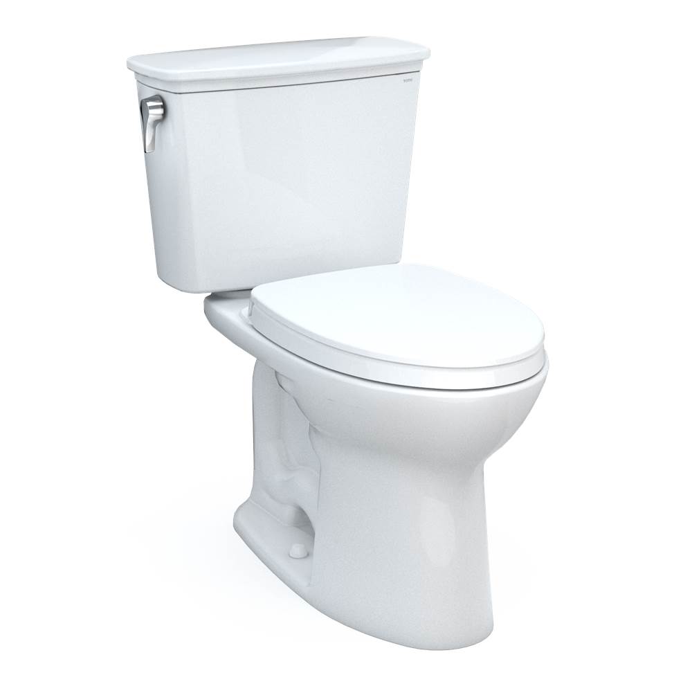 TOTO Drake® Transitional Two-Piece Elongated 1.28 GPF TORNADO FLUSH® Toilet with -related