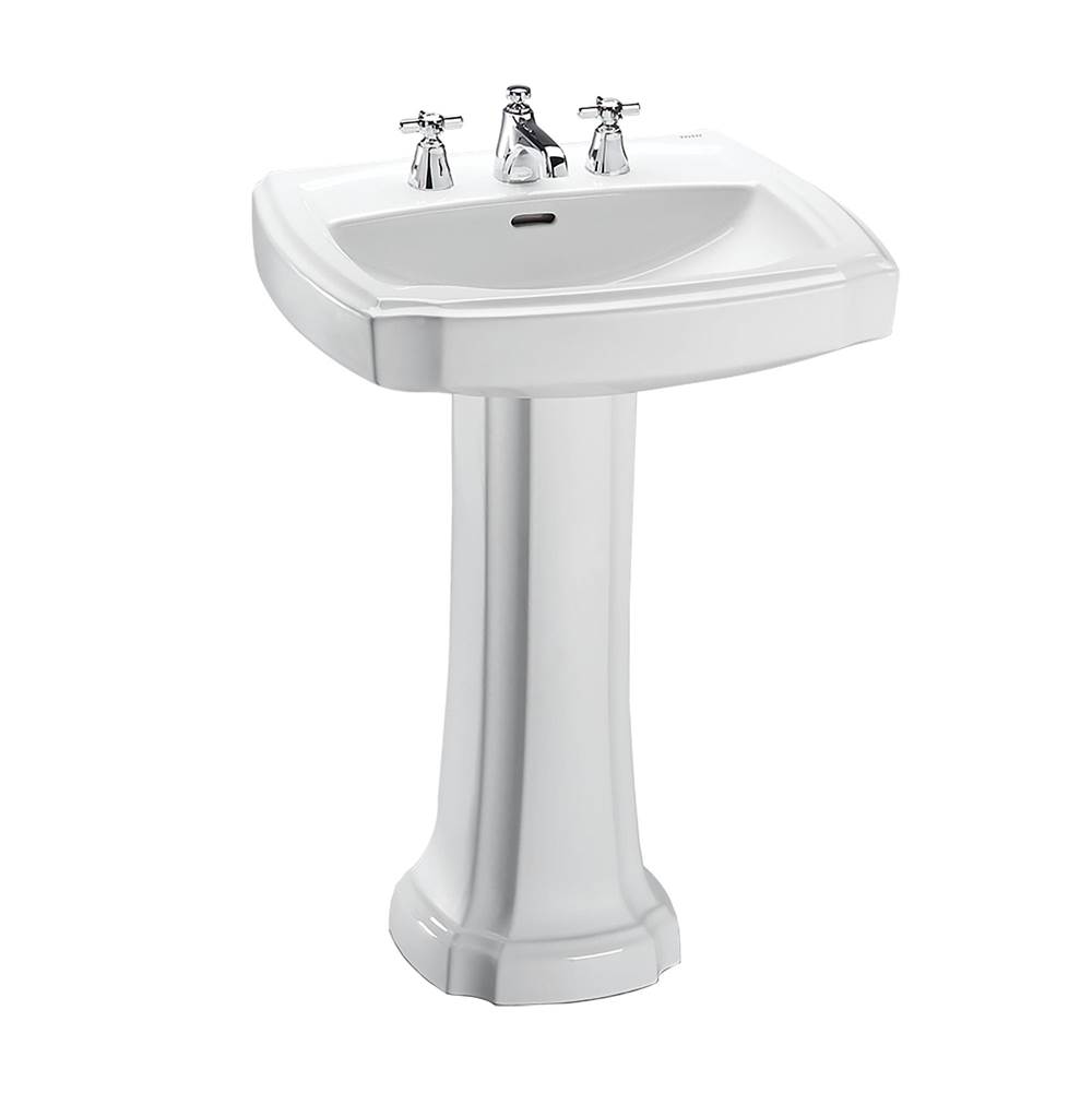 TOTO ® Guinevere® 24-3/8'' X 19-7/8'' Rectangular Pedestal Bathroom Sink For 8 In-shop