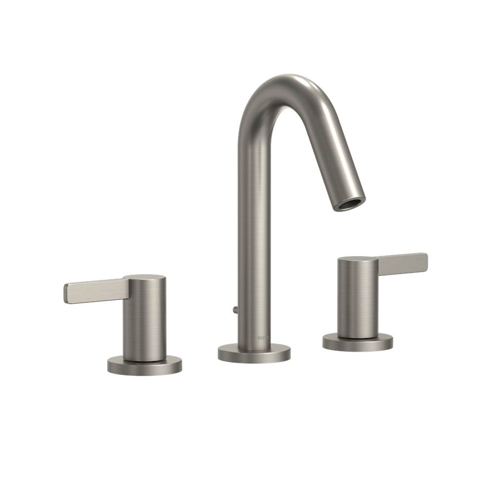 TOTO GF Series 1.2 GPM Two Lever Handle Widespread Bathroom Sink Faucet, Brushed -related