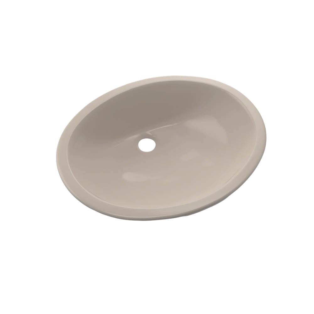 TOTO Rendezvous® Oval Undermount Bathroom Sink with CEFIONTECT, Bone-related