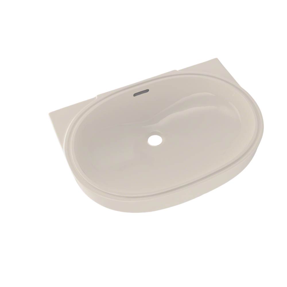TOTO Oval 19-11/16'' x 13-3/4'' Undermount Bathroom Sink with CEFIONTECT, Sedona -shop