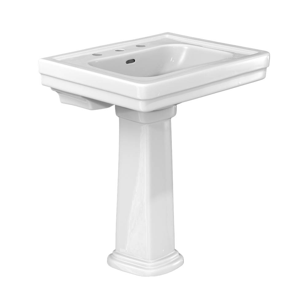 TOTO Promenade® 27-1/2'' x 22-1/4'' Rectangular Pedestal Bathroom Sink for 8 inch-shop