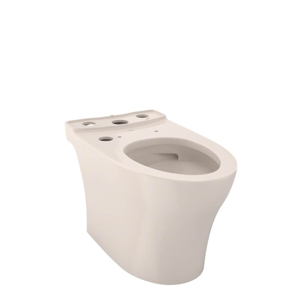 TOTO TOTO Aquia IV WASHLET+ Elongated Skirted Toilet Bowl with CEFIONTECT, Sedona-shop