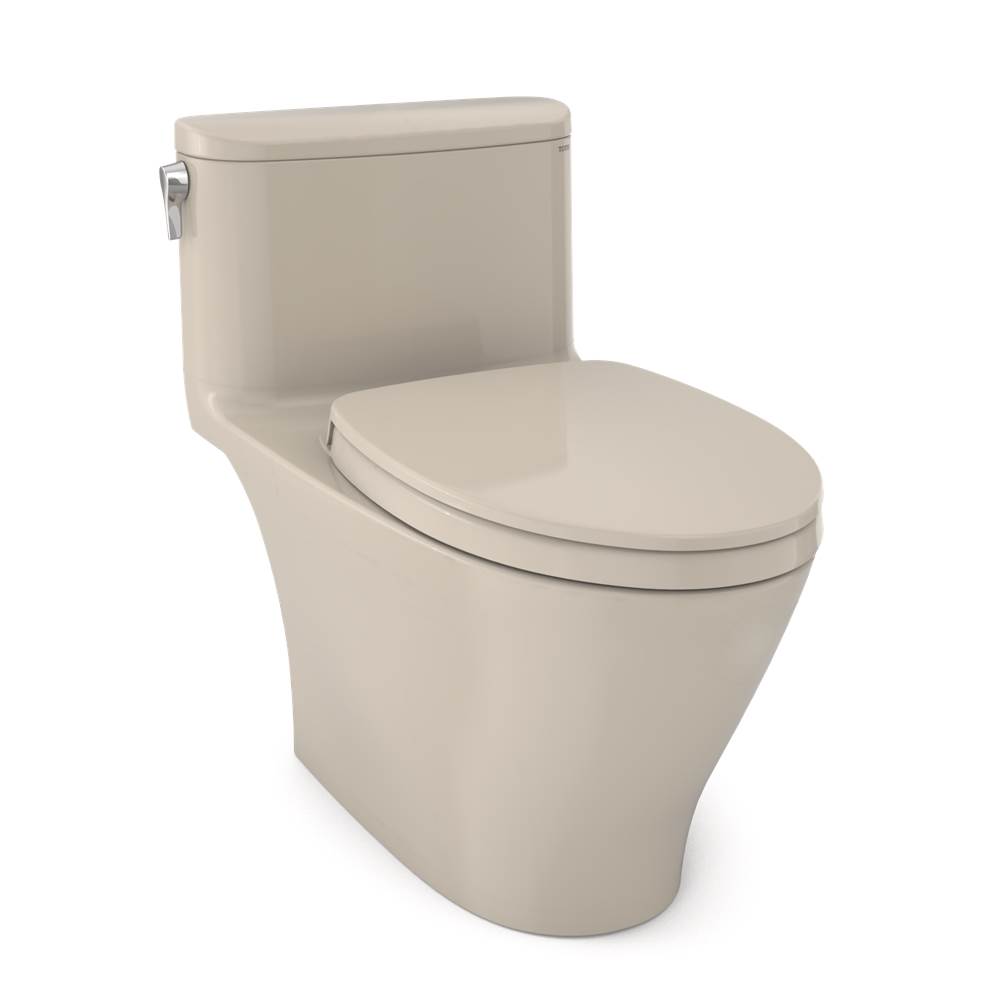 TOTO Nexus® One-Piece Elongated 1.28 GPF Universal Height Toilet with CEFIONTECT®-related