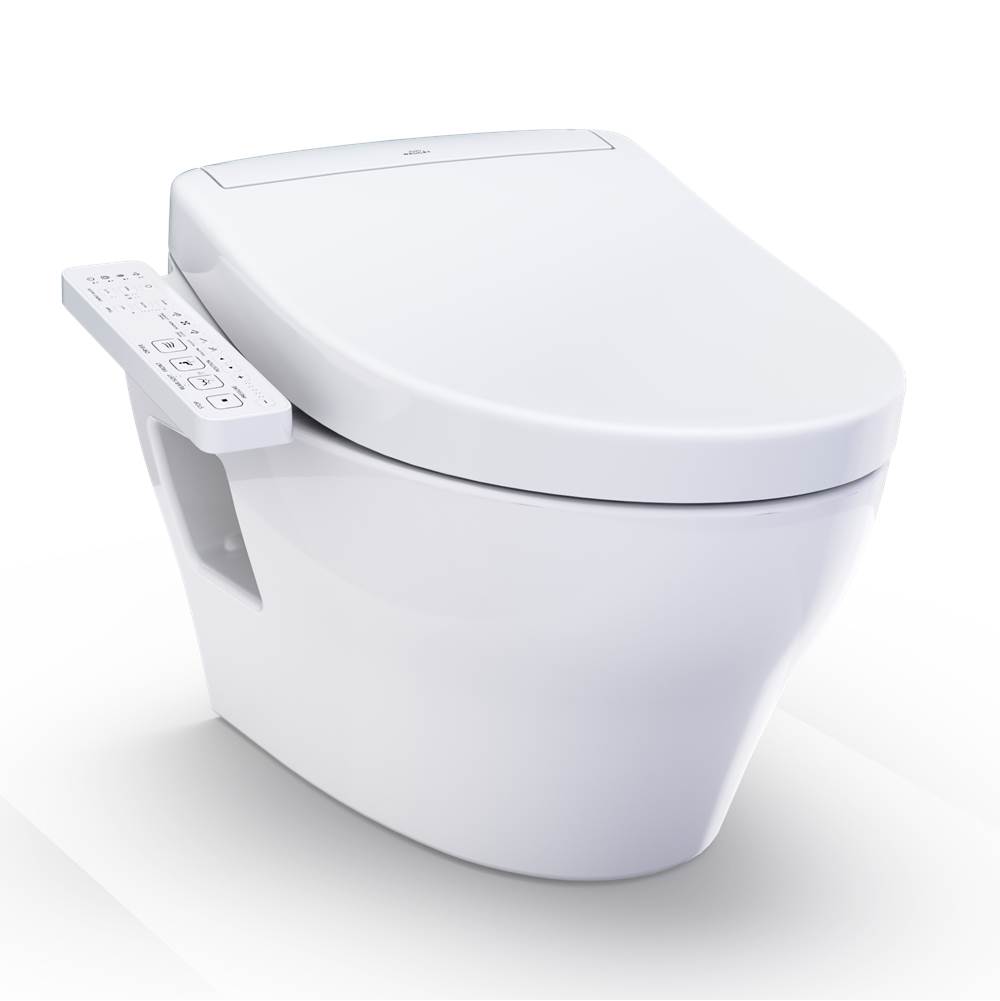 TOTO WASHLET®+ EP Wall-Hung Elongated Toilet and WASHLET S2 Bidet Seat and DuoFit-shop