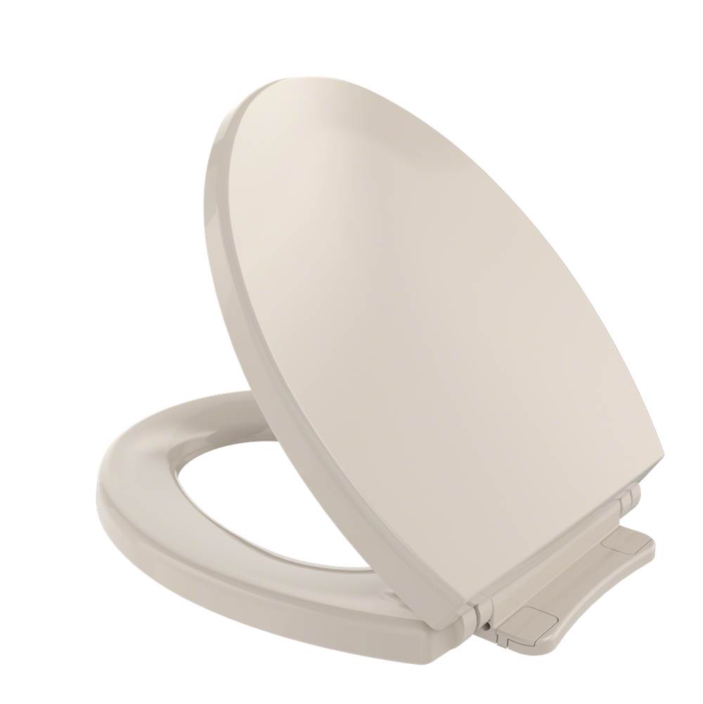 TOTO SoftClose® Slow Close Round Toilet Seat and Lid, Bone-shop