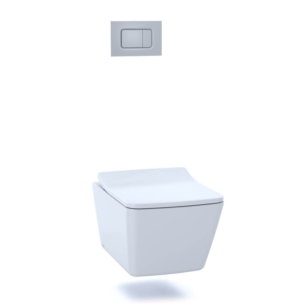 TOTO SP Wall-Hung Square-Shape Toilet and DuoFit® In-Wall 1.28 and 0.9 GPF Dual-F-related