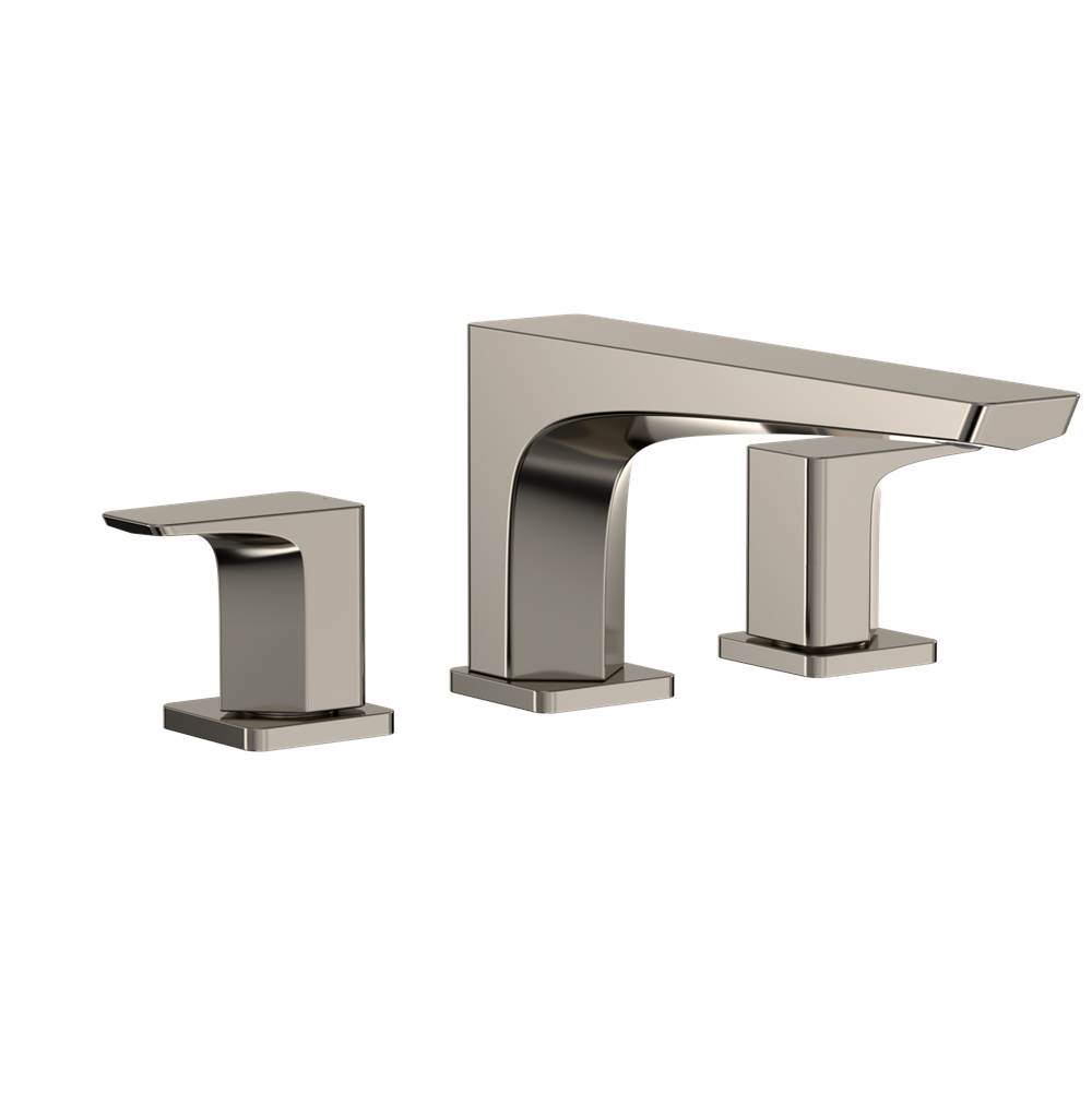 TOTO GE Two-Handle Deck-Mount Roman Tub Filler Trim, Polished Nickel-related