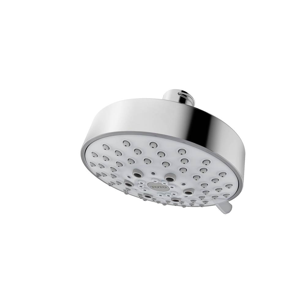 TOTO L Series 1.75 GPM Multifunction 4 inch Modern Round Showerhead, Polished Chr-shop