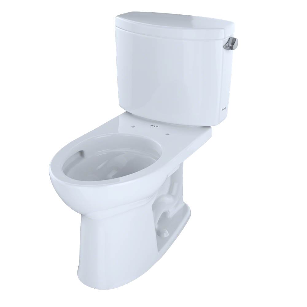 TOTO Drake® II Two-Piece Elongated 1.28 GPF Universal Height Toilet with CEFIONTE-related