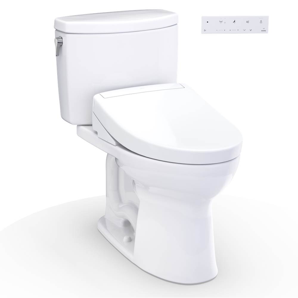 TOTO WASHLET+® Drake® II 1G® Two-Piece Elongated 1.0 GPF Toilet and WASHLET+® S5 -shop