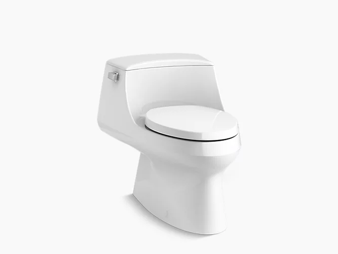 San Raphael®One-piece elongated 1.28 gpf toilet with slow close seat K-3722-0-related