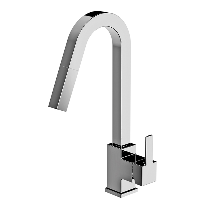 Tiramisu pull-down dual stream mode kitchen faucet Product code:3145N-related