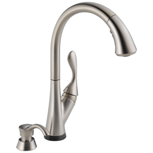 Single Handle Pull-Down Kitchen Faucet With Touch2O® And ShieldSpray® Technologies In Stainless MODEL#: 19922TZ-SSSD-DST-related