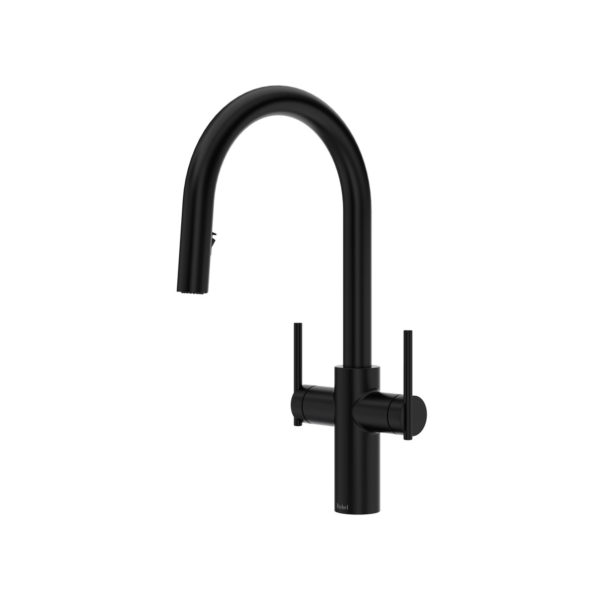 Lateral™ Two Handle Pull-Down Kitchen Faucet With C-Spout-related