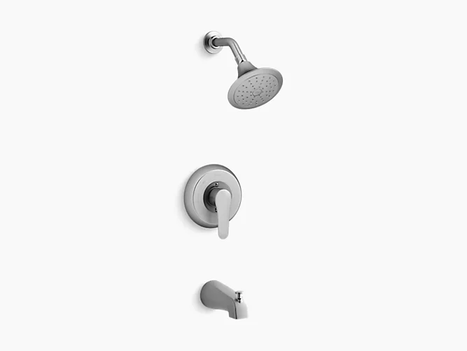 July™Rite-Temp® bath and shower valve trim with lever handle, slip-fit spout and 2.0 gpm showerhead K-TS98006-4-G-related