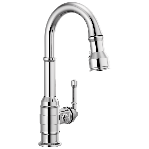 Broderick™ Single Handle Pull-Down Bar/Prep Faucet In Chrome MODEL#: 9990-DST-related