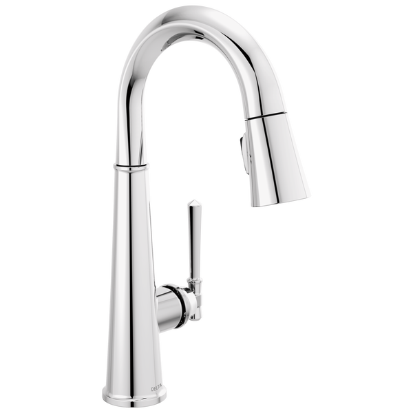 Emmeline™ Single Handle Pull Down Bar/Prep Faucet In Lumicoat Chrome MODEL#: 9982-PR-DST-product-view