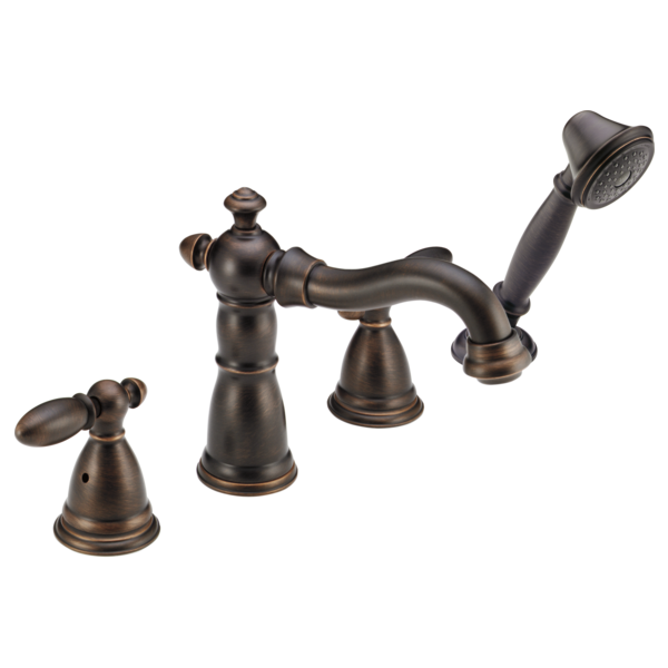 Victorian® Roman Tub With Hand Shower Trim - Less Handles In Venetian Bronze MODEL#: T4755-RBLHP--H616RB--R4707-related