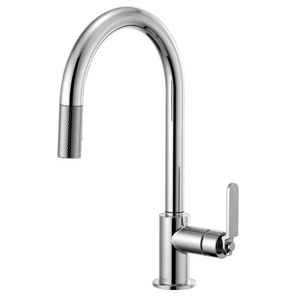 LITZE® Pull-Down Faucet with Arc Spout and Industrial Handle  63044LF-PC-related