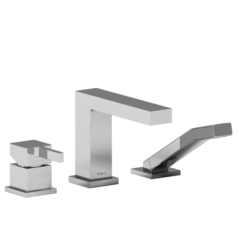 MZ10 3-PIECE DECK-MOUNT TUB FILLER WITH HAND SHOWER-related