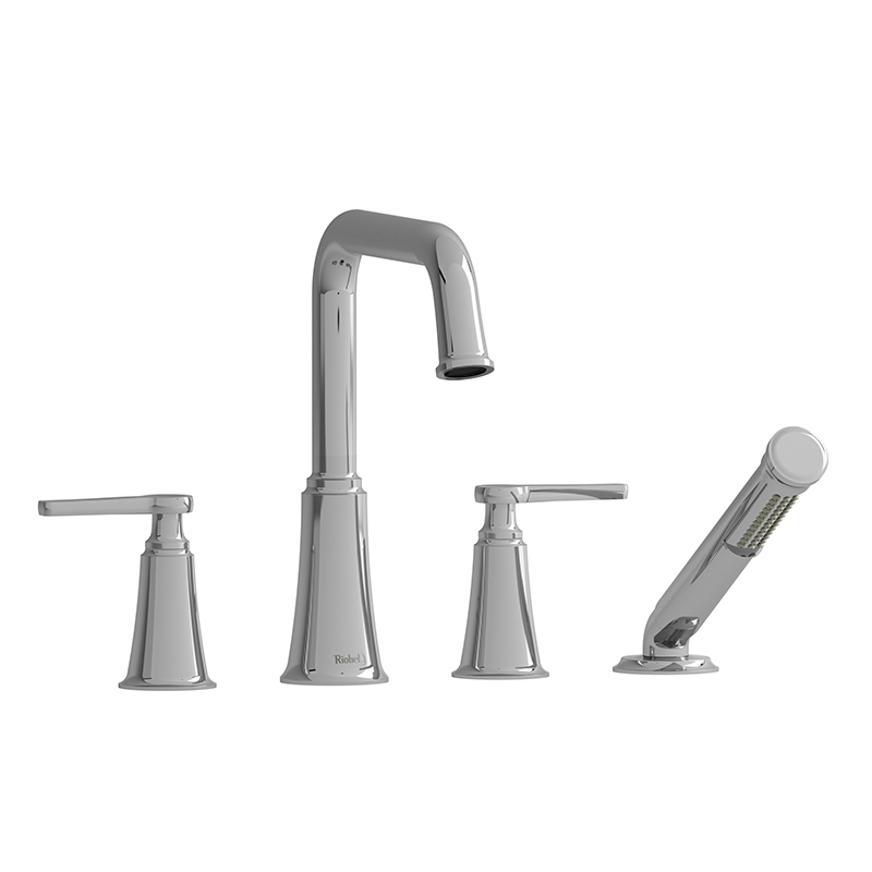 MOMENTI - MMSQ12J 4-PIECE DECK-MOUNT TUB FILLER WITH HAND SHOWER-related