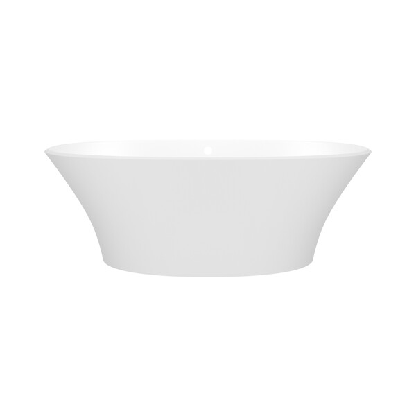 Ionian 67 Inch x 31-3/4 Inch Freestanding Soaking Bathtub with Overflow - Matte White | Model Number: INNM-N-SM-OF-related