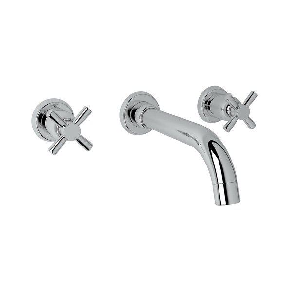 Holborn Wall Mount Widespread Bathroom Faucet - Polished Chrome with Cross Handle | Model Number: U.3322X-APC/TO-2-related