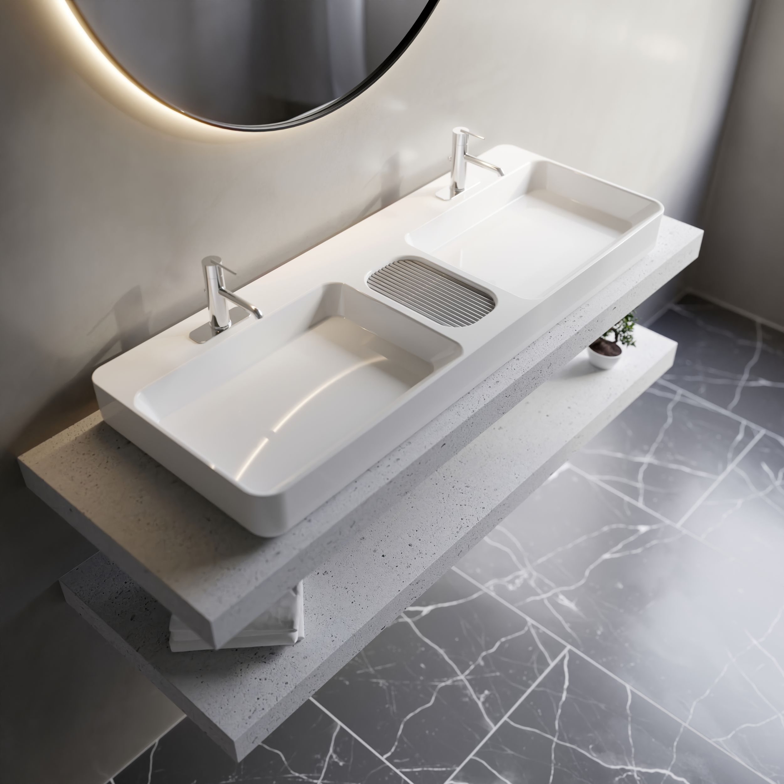 INFINITY Double Vessel Sink-related
