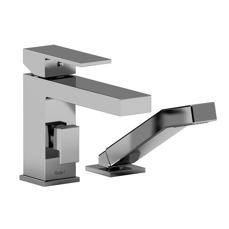 KUBIK - US02 2-PIECE DECK-MOUNT TUB FILLER WITH HAND SHOWER-related