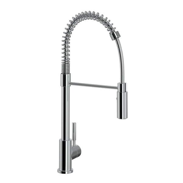 Lux Side Handle Stainless Steel Pro Pulldown Kitchen Faucet - Polished Chrome With Lever Handle | Model Number: R7521APC-related