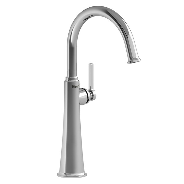 Momenti Single Handle Tall Lavatory Faucet with C-Spout  - Chrome with Lever Handles | Model Number: MMRDL01LC-related