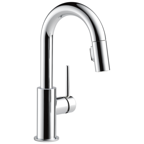 Trinsic® Single Handle Pull-Down Bar/Prep Kitchen Limited Swivel In Chrome MODEL#: 9959-LS-DST-related
