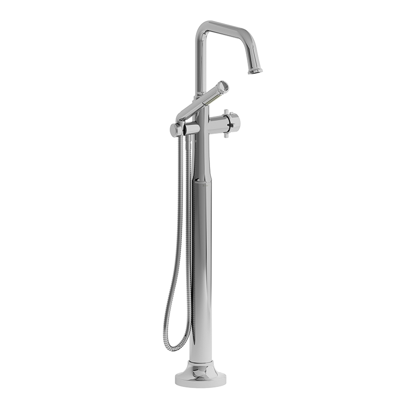 MOMENTI - MMSQ39+ 2-WAY TYPE T (THERMOSTATIC) COAXIAL FLOOR-MOUNT TUB FILLER WITH HAND SHOWER-related