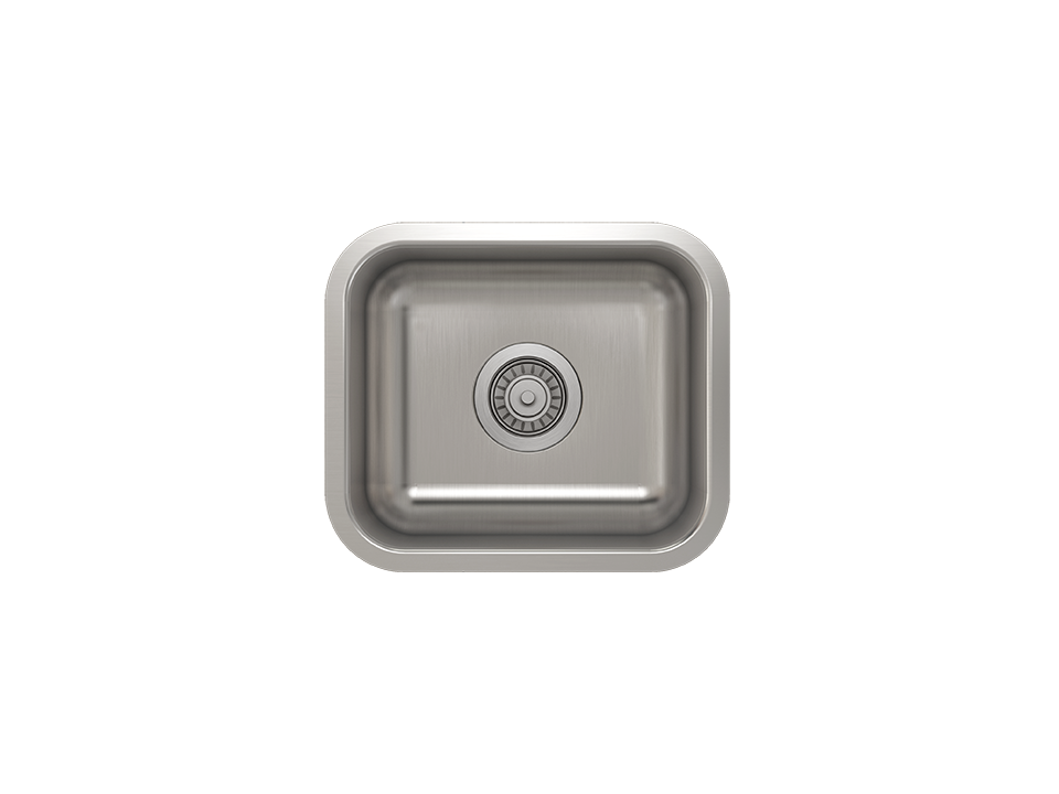 Single Bowl Undermont Kitchen Sink ProInox E200 18-gauge Stainless Steel, 14'' x 16'' x 9''  IE200-US-15179-related