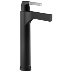 Zura® Single Handle Vessel Bathroom Faucet With Touch2O.Xt® Technology In Chrome / Matte Black MODEL#: 774T-CS-DST-related