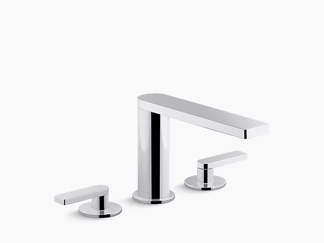 Composed®Widespread bathroom sink faucet with lever handles K-73060-4-CP-related