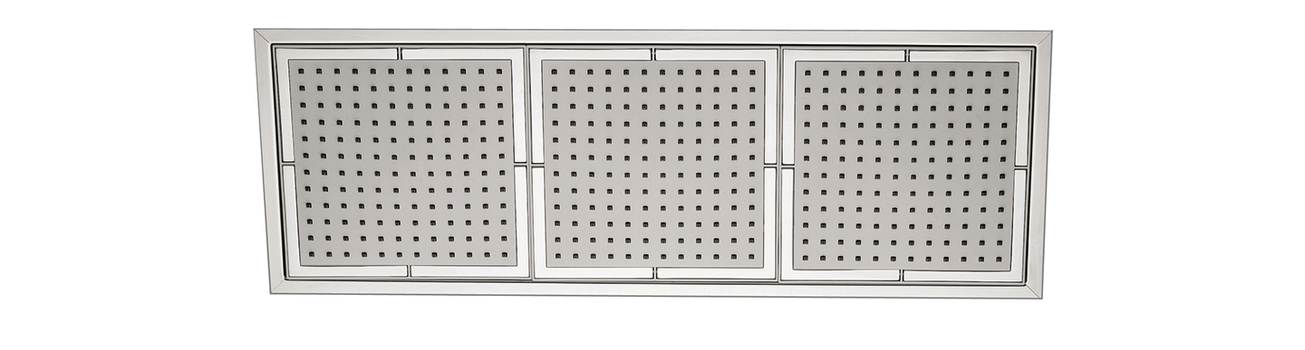 8" x 24" recessed rainhead Product code:803-related