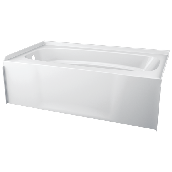 ProCrylic 60 In. X 32 In. Left Hand Tub In White MODEL#: B10513-6032L-WH-product-view
