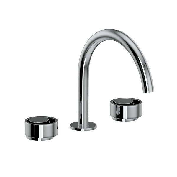 Eclissi Widespread Bathroom Faucet - C-Spout - Polished Chrome with Circular Handle | Model Number: EC08D3IWAPC-related