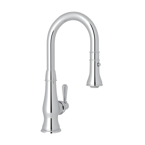 Patrizia Pulldown Bar and Food Prep Faucet - Polished Chrome with Metal Lever Handle | Model Number: A3420SLMAPC-2-related