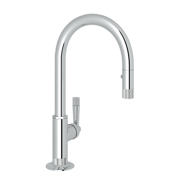 Graceline Pulldown Bar and Food Prep Faucet - Polished Chrome with Metal Lever Handle | Model Number: MB7930SLMAPC-2-related
