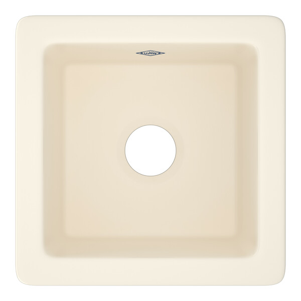 Original Lancaster Single Bowl Fireclay Bar and Food Prep Sink - Parchment | Model Number: RC1515PCT-home1