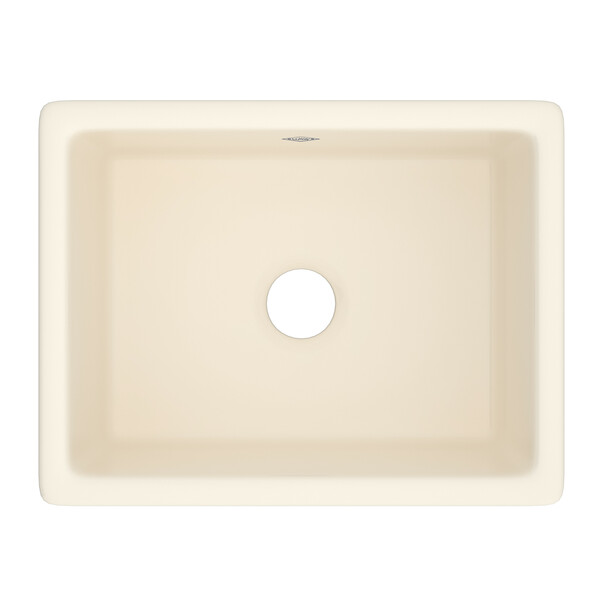 Classic Shaker Single Bowl Inset or Undermount Fireclay Secondary Kitchen or Laundry Sink - Parchment | Model Number: UM2318PCT-related