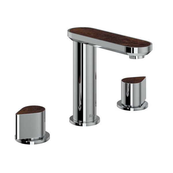 Miscelo Widespread Bathroom Faucet - Polished Chrome Spout with Sedona Insert with Lever Handle with Insert | Model Number: MI09D3SDAPC-related