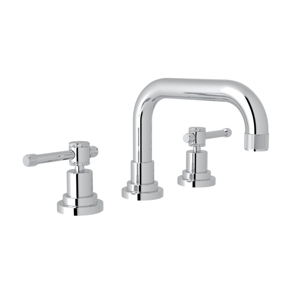 Campo U-Spout Widespread Bathroom Faucet - Polished Chrome with Industrial Metal Lever Handle | Model Number: A3318ILAPC-2-related