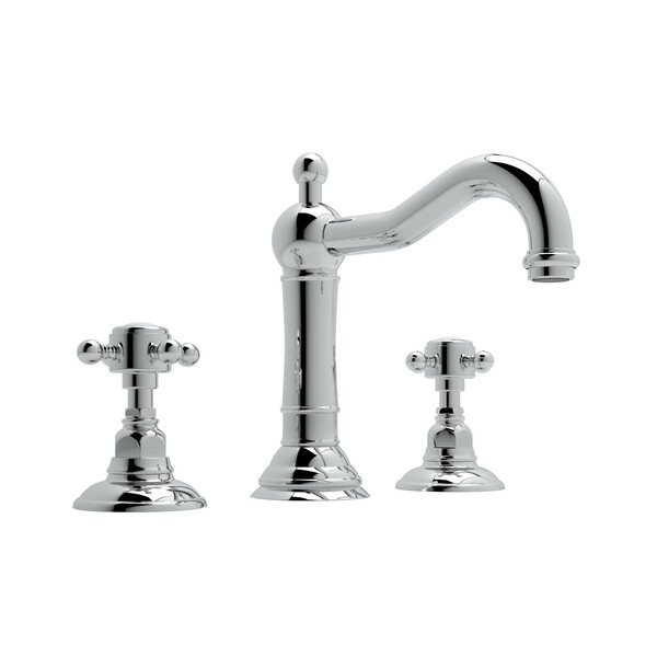 Acqui Column Spout Widespread Bathroom Faucet - Polished Chrome with Cross Handle | Model Number: A1409XMAPC-2-related