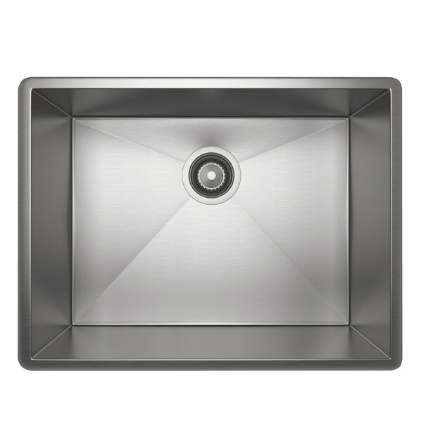 Forze Single Bowl Stainless Steel Kitchen or Laundry Sink - Brushed Stainless Steel | Model Number: RSS2115SB-related